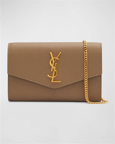 ysl monogramme saint laurent chain wallet|YSL uptown wallet on chain.